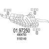 MTS 01.97250 End Silencer